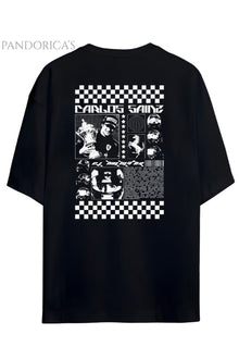 Pandorica's Carlos Sainz Smooth Operator Tasarımı Sırt ve Göğüs Baskılı Unisex Pamuklu T-shirt
