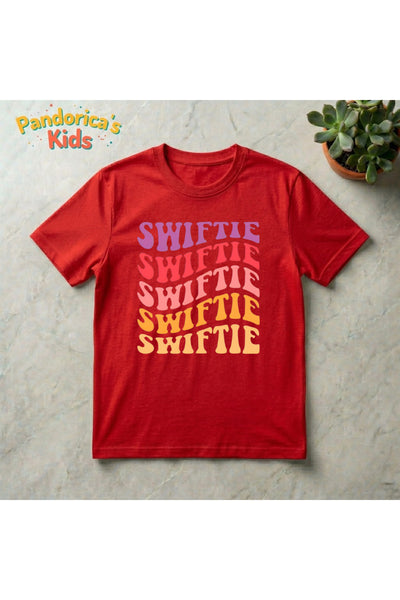Pandorica's Taylor Swift Tasarımı Pamuklu Unisex Çocuk T-shirt