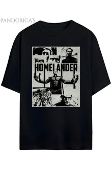Pandorica's THE BOYS HOMELANDER Baskılı Unisex Pamuklu Tişört