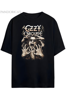 Pandorica's Ozzy Osbourne Tasarımı Unisex Pamuklu T-shirt