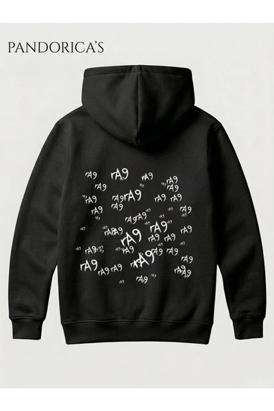 DETROIT:BECOME HUMAN Tasarımı "SOFTWARE INSTABILITY R19" Yazılı SIRT VE ÖN Baskılı Unisex Kapüşonlu Pamuklu Sweatshirt Hoodie