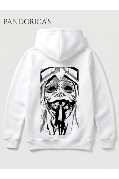 SOLO LEVELING ANİME Tasarımı SMILE Yazılı "STATUE OF GOD" SIRT VE ÖN Baskılı Yazılı Baskılı Unisex Kapüşonlu Pamuklu Sweatshirt Hoodie