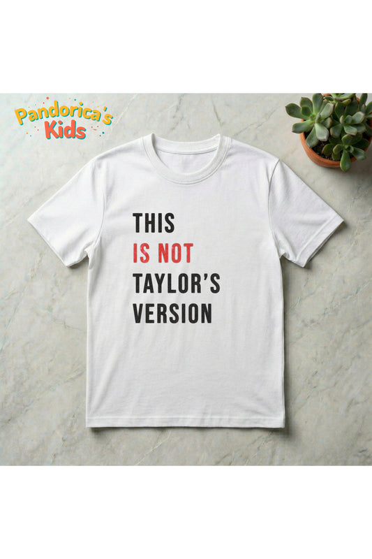 Pandorica's TAYLOR SWIFT Tasarımı The Eras Tour Konser Tshirt Serisi Pamuklu Unisex Çocuk T-shirt