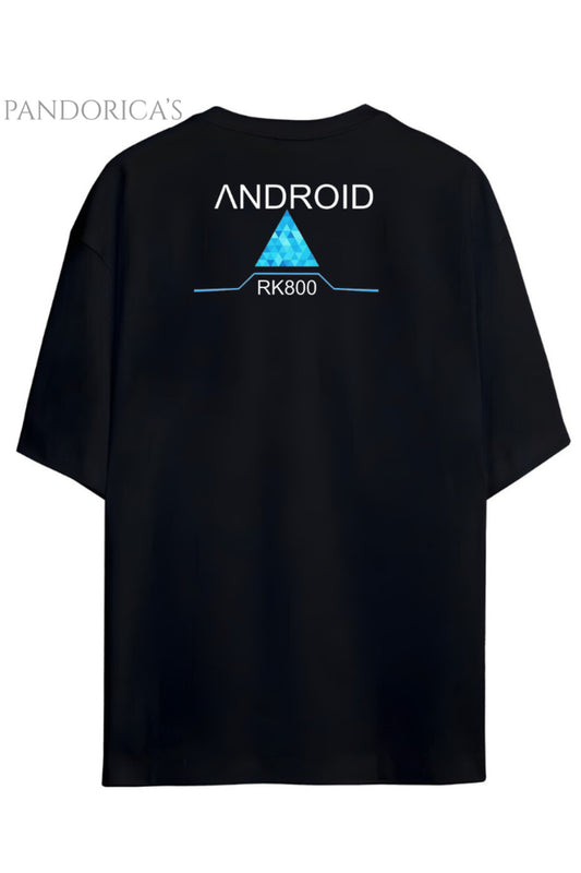 Detroit:Become Human Tasarım Serisi Connor RK800 Unisex Pamuklu Tişört