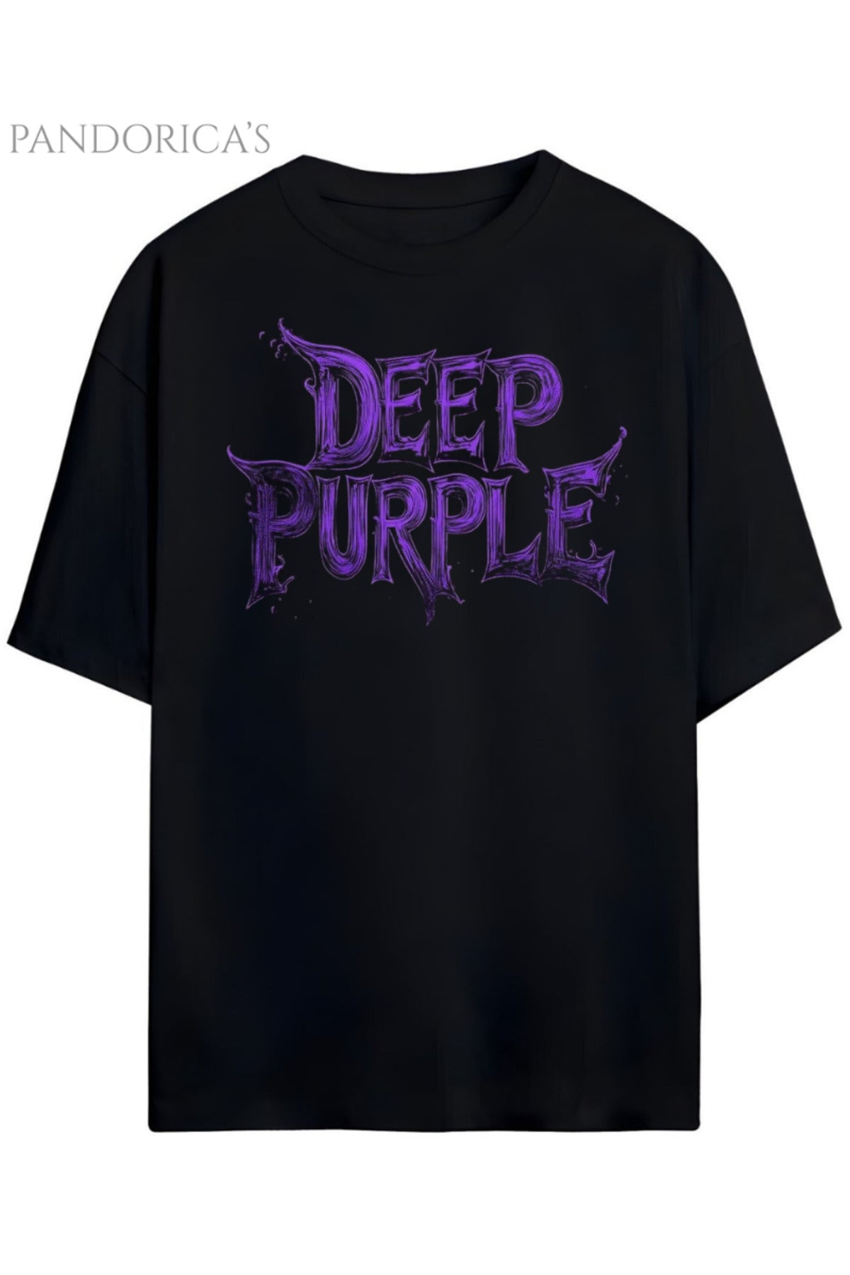 Pandorica's Deep Purple Tasarımı Unisex Pamuklu T-Shirt