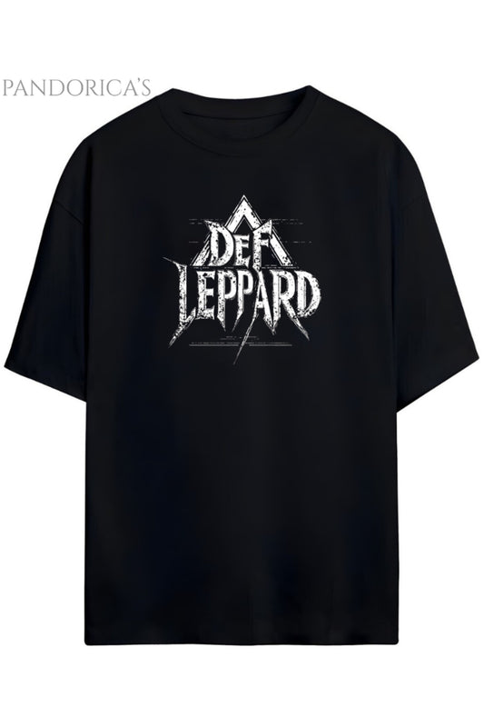 Pandorica's Def Leappard Tasarımı Unisex Pamuklu T-shirt