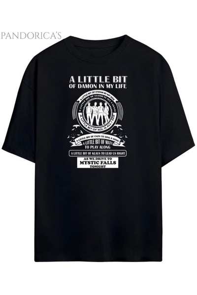 Pandorica's The Vampire Diaries Tasarımı Unisex Pamuklu T-shirt