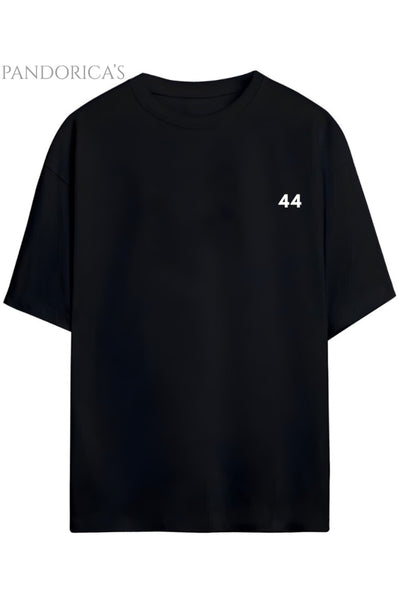 Pandorica's Lewis Hamilton Tasarımı Sırt ve Göğüs Baskılı Unisex Pamuklu T-shirt