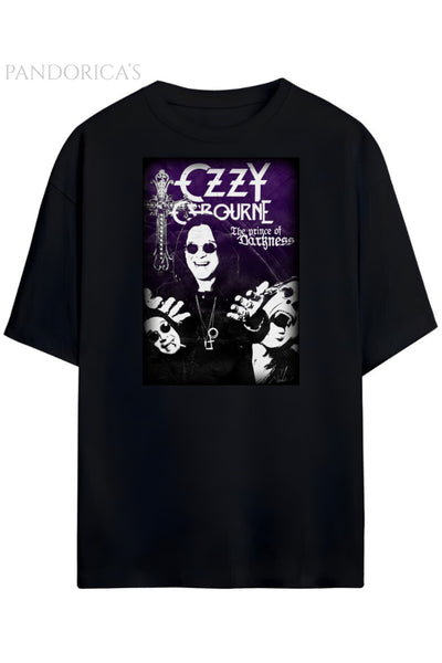 Pandorica's Ozzy Osbourne Tasarımı Unisex Pamuklu T-shirt