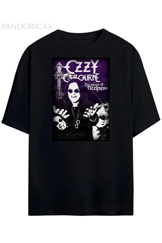 Pandorica's Ozzy Osbourne Tasarımı Unisex Pamuklu T-shirt
