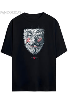 Pandorica's V For Vendetta Tasarımı Unisex Pamuklu T-shirt