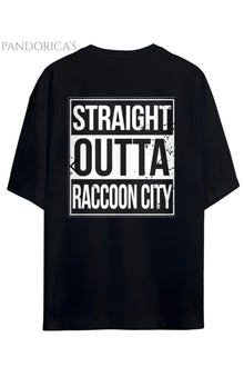 Pandorica's Resident Evil Racoon City R.P.D Tasarımı Sırt Ve Göğüs Baskılı Unisex Pamuklu T-shirt