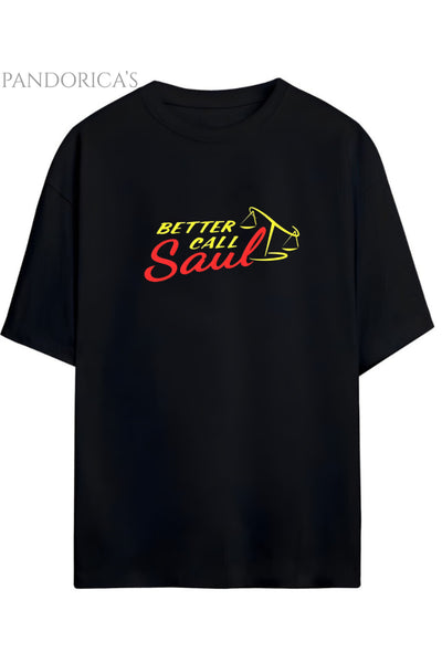 Better Call Saul Tasarımı Saul Goodman Baskılı Yazılı Unisex Pamuklu Tişört
