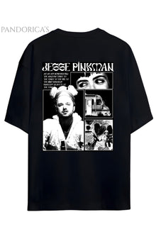 Pandorica's Breaking Bad Jesse Pinkman Sırt ve Göğüs Tasarımı Baskılı Unisex Pamuklu T-shirt