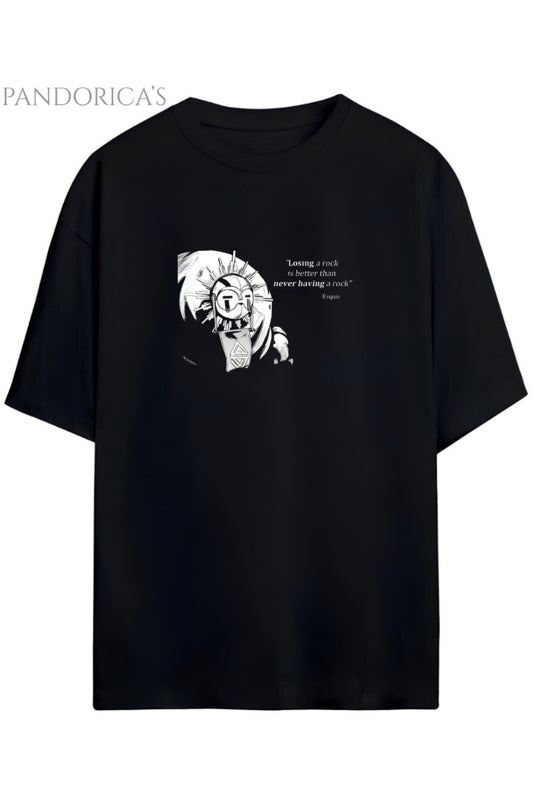 Pandorica's Expedition 33 Clair Obscure Esquie Ön ve Sırt Tasarım Baskılı Unisex Pamuklu T-shirt