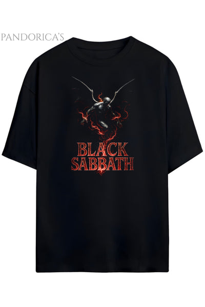 Pandorica's Black Sabbath Tasarımı Unisex Pamuklu T-shirt