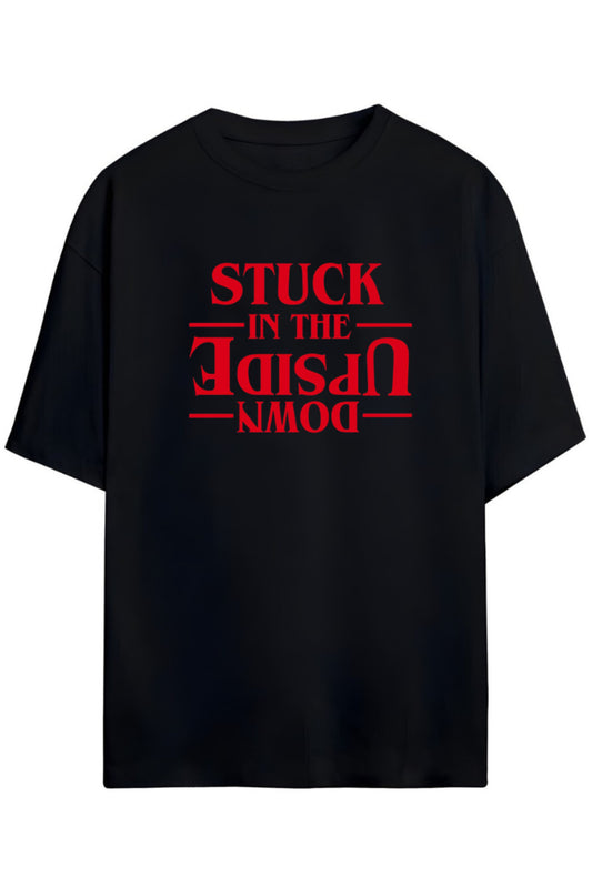 Stranger Things Tasarimi Unisex Pamuklu T-shirt