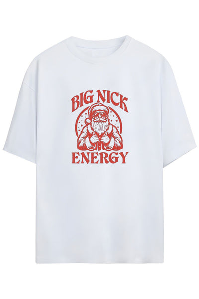 İronik Yazılı Noel Yılbaşı Tasarimi Unisex Pamuklu T-shirt