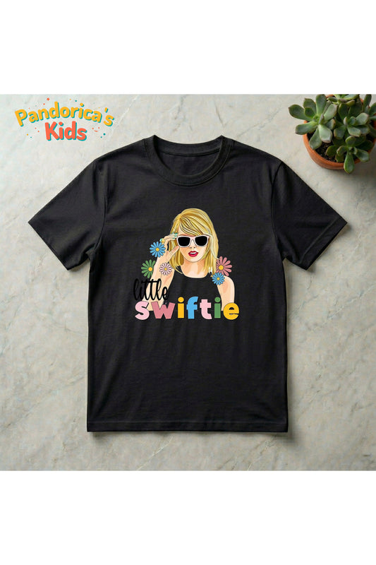 Pandorica's Taylor Swift Tasarımı Pamuklu Unisex Çocuk T-shirt
