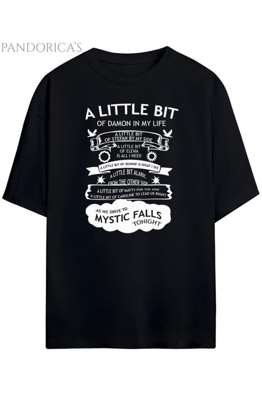 Pandorica's The Vampire Diaries Tasarımı Unisex Pamuklu T-shirt