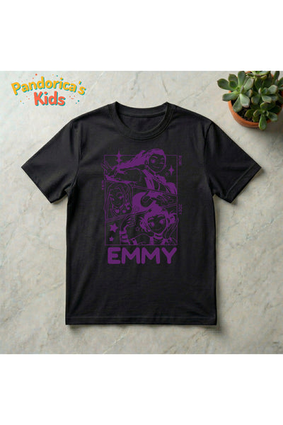 Pandorica's Kpop İblis Avcıları (Demon Hunters) Tasarımı Pamuklu Unisex Çocuk T-shirt