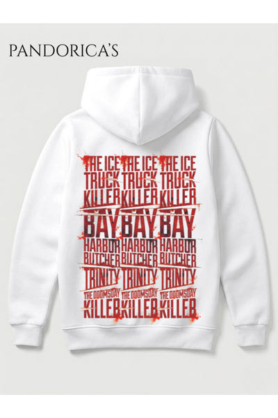 DEXTER Tasarımı "TIRINITY ICE TRUCK KILLER BAY HARBOR BUTCHER DOOMSDAY" Tüm Karakterler Yazılı SIRT Baskılı Unisex Kapüşonlu Pamuklu Sweatshirt Hoodie