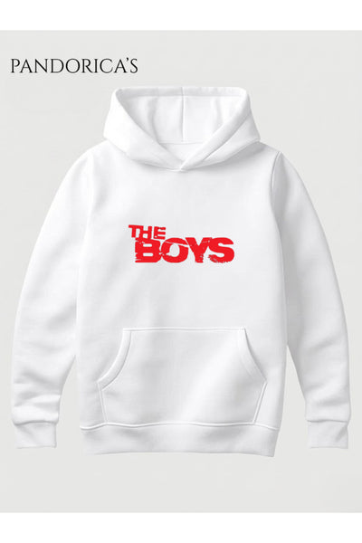 The Boys Billy Butcher Tasarımı Yazılı SIRT ve ÖN Baskılı Unisex Kapüşonlu Pamuklu Sweatshirt Hoodie