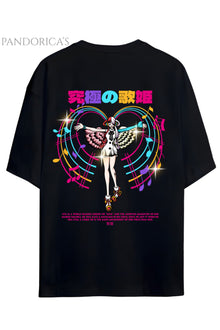 ONE PIECE ÖZEL TASARIM SERİSİ "UTA" SIRT BASKILI YAZILI UNISEX PAMUKLU TİŞÖRT
