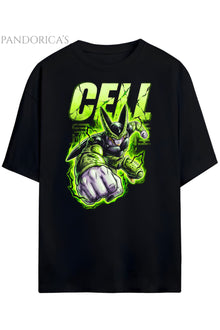 Pandorica's Dragon Ball Z CELL Tasarimi Unisex Pamuklu T-shirt