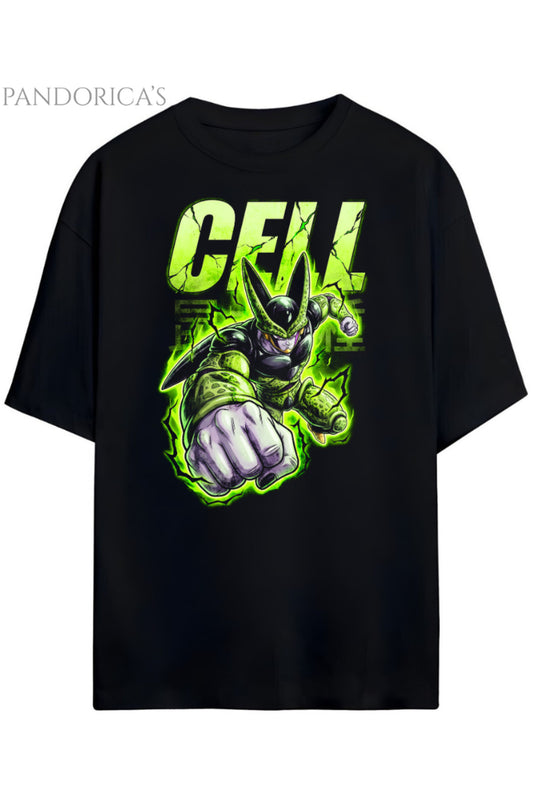Pandorica's Dragon Ball Z CELL Tasarimi Unisex Pamuklu T-shirt