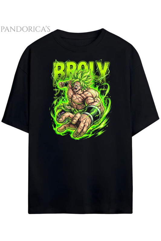 Pandorica's Dragon Ball Z BROLY Tasarimi Unisex Pamuklu T-shirt
