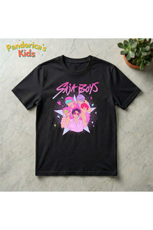 Pandorica's Kpop İblis Avcıları (Demon Hunters) Tasarımı Pamuklu Unisex Çocuk T-shirt