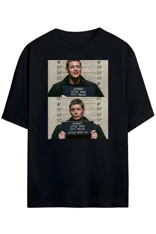Supernatural Tasarimi Unisex Pamuklu T-shirt