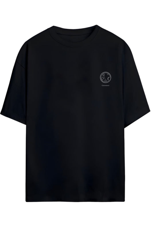 Pandorica's Doctor Who 11th Doctor Gallifreyan&Last Words Sırt&Göğüs Tasarımı Unisex Pamuklu T-shirt