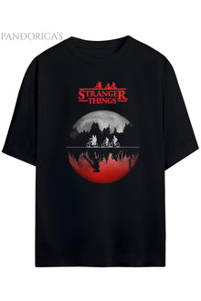 Pandorica's Stranger Things Tasarımı Unisex Pamuklu T-shirt