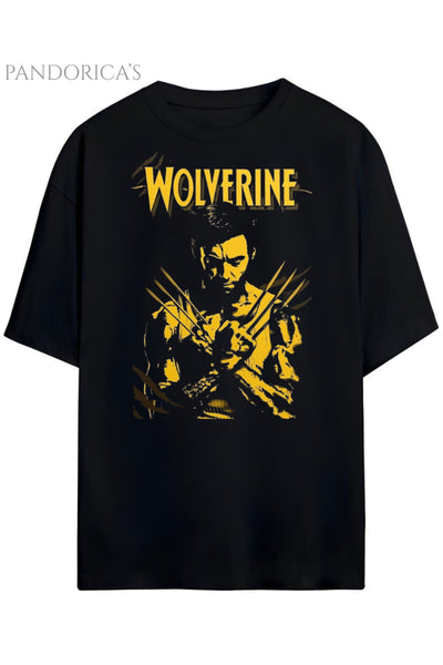 Pandorica's Wolverine Tasarımı Unisex Pamuklu T-shirt