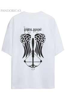 The Walking Dead DARYL DIXON Sırt Baskılı Pamuklu Relaxed Kalıp Unisex Tişört