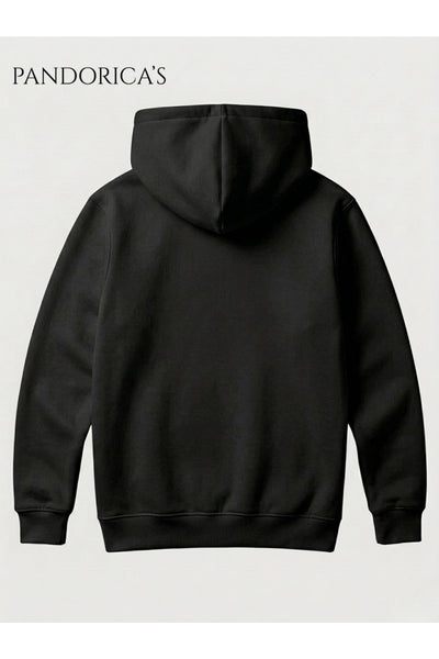 INVINCIBLE Tasarım Serisi "ALLEN THE ALEN" Yazılı Baskılı Unisex Kapüşonlu Pamuklu Sweatshirt (Hoodie)