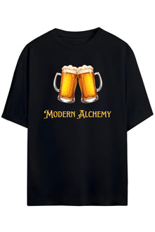 Modern Alchemy Yazılı Bira Orijinal Tasarım Unisex Pamuklu T-shirtUnisex Pamuklu T-shirt