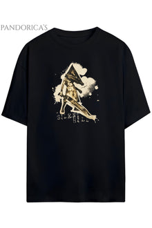 Pandorica's SILENT HILL TAsarımı Baskılı Yazılı Unisex Pamuklu T-shirt