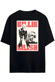 Billie Eilish Tasarimi Unisex Pamuklu T-shirt