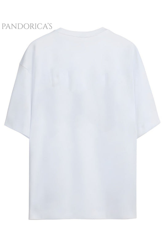 Pandorica's "TOTALLY RAD" Yazılı Baskılı Retro Tasarım Serisi Funky Unisex Pamuklu Tişört
