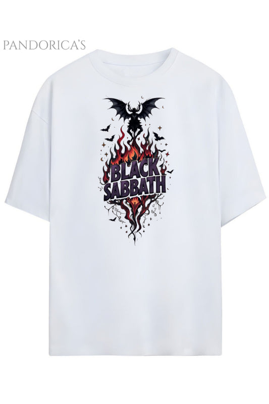 Pandorica's Black Sabbath Tasarımı Unisex Pamuklu T-shirt