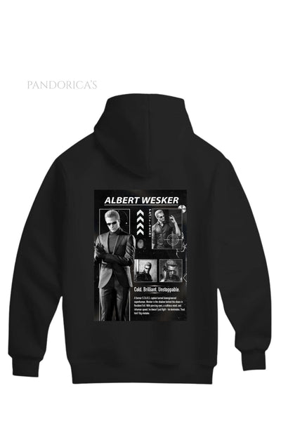 Pandorica's Resident Evil Albert Wesker Tasarımı Unisex Kapüşonlu Pamuklu Sweatshirt (Hoodie)