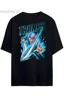 Pandorica’s Dragon Ball Z TRUNKS Tasarimi Unisex Pamuklu T-shirt