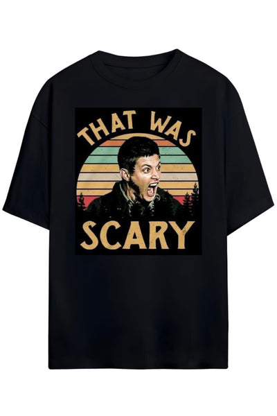 Supernatural Tasarimi Unisex Pamuklu T-shirt