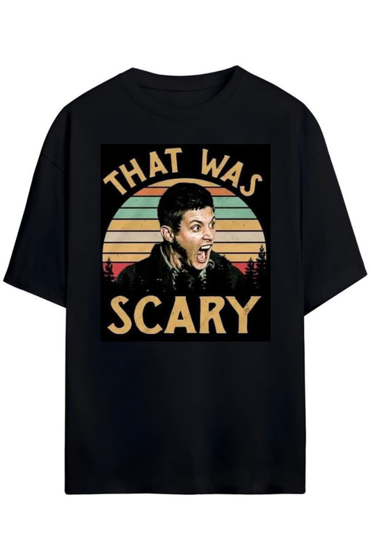 Supernatural Tasarimi Unisex Pamuklu T-shirt