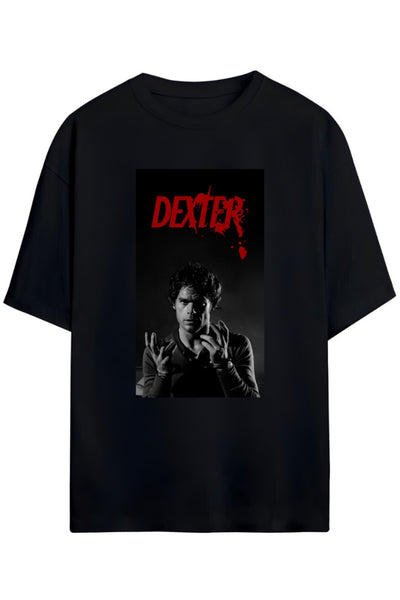 Dexter Tasarimi Unisex Pamuklu T-shirt