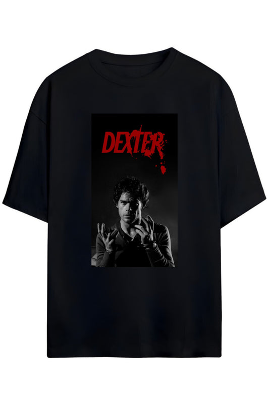 Dexter Tasarimi Unisex Pamuklu T-shirt