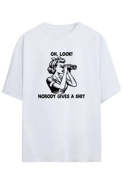 İronik Yazılı Retro Tasarimi Unisex Pamuklu T-shirt
